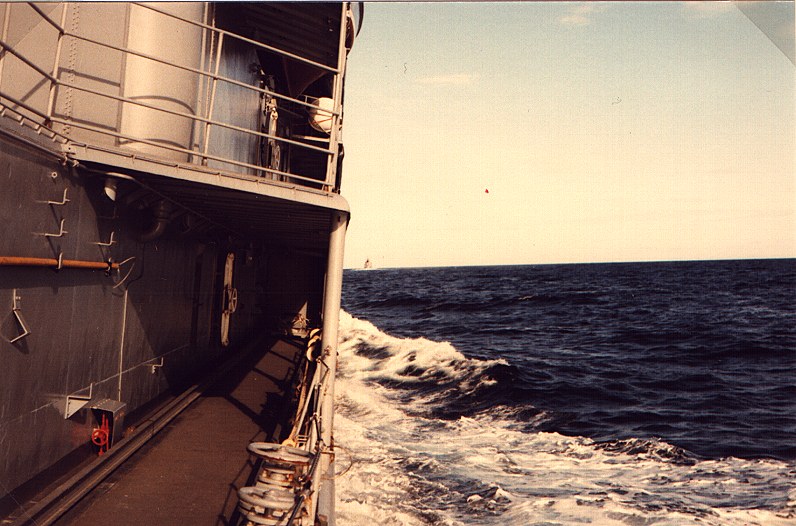 Tender auf See